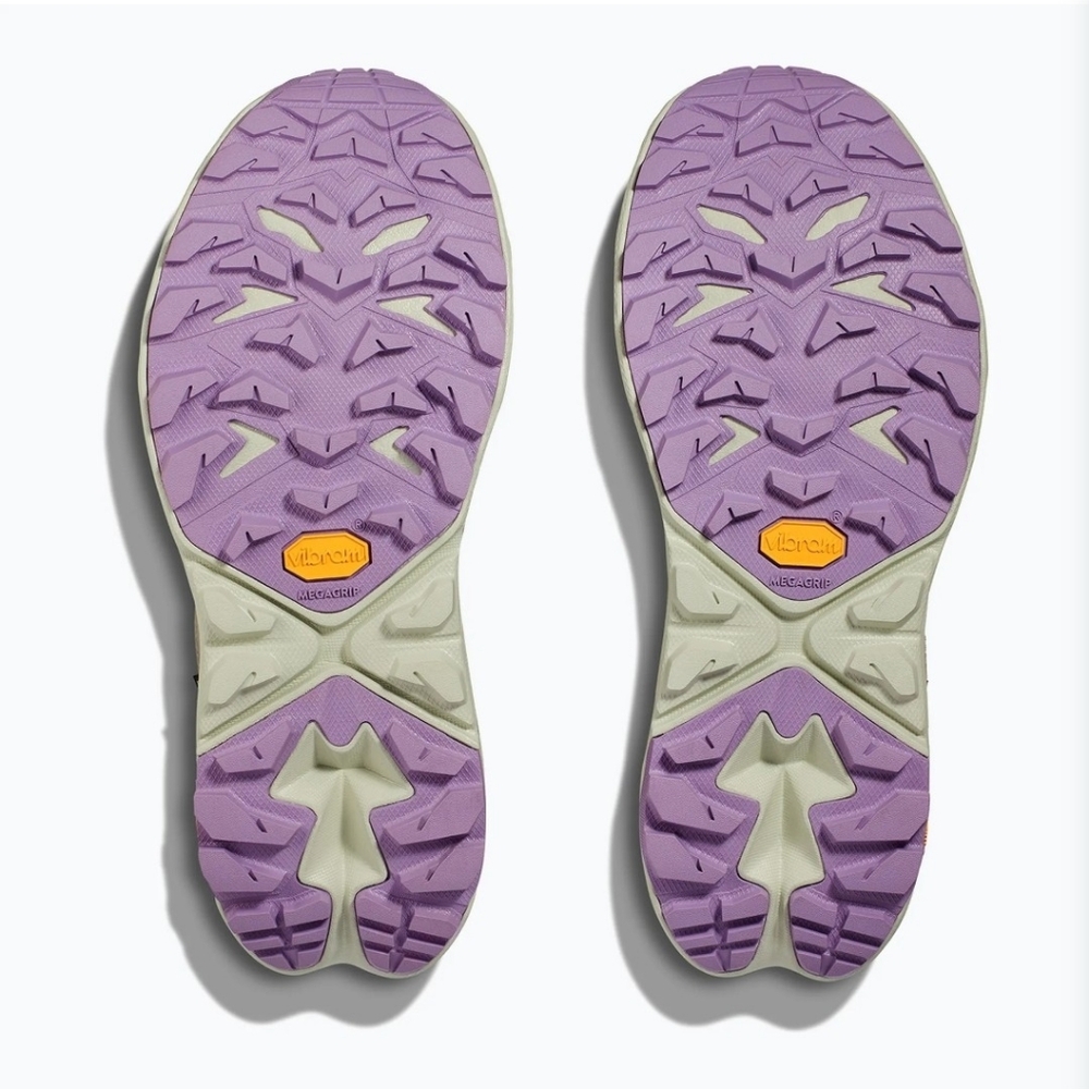 Hoka Women's Sage Green and Lavender Accent Trail Runner - Picture 11 of 12